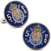 Hand Painted Authentic Spain Coin Cufflinks