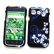 Samsung Galaxy S 4G T959V & Vibrant T959 (T-Mobile) Snap On Protector Hard Case "Midnight Flowers" Design