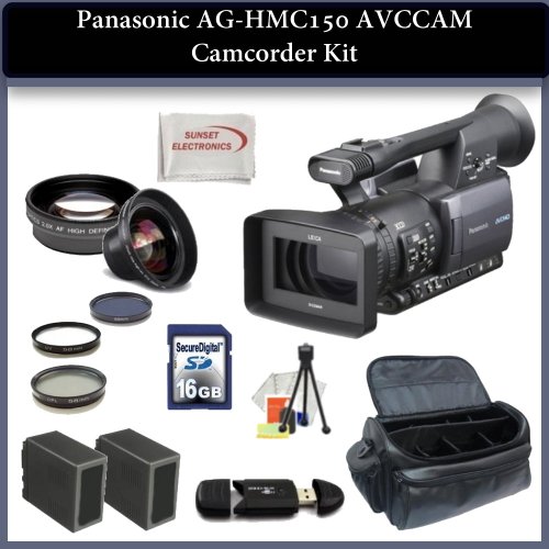 Panasonic AGHMC150/HMC155 AVCCAM Camcorder with SSE Premium Accessory