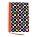 6 x 9 composition notebook, zany black dots