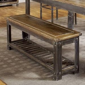 Farmhouse Distressed Bench