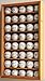 40 Baseball Display Case Cabinet Holder Wall Rack w/ UV Protection
