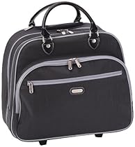 Hot Sale Baggallini Rolling Tote Bag,Charcoal,one size