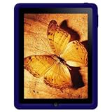 Amzer Silicone Skin Jelly Case for Apple iPad Tablet,(Blue)