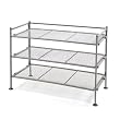 Seville Classics SHE15905 3-Tier Iron Shoe Utility Rack