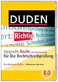 DUDEN Die Rechtschreibprüfung Upgrade Recht und Verwaltung, Korrektor 8.0