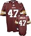 Chris Cooley Jersey: Reebok Burgundy Replica #47 Washington Redskins Jersey - Large