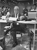 Sports Columnist Walter W. Smith Covering the Patterson-Johansson Fight Premium Photographic Poster Print, 24x32