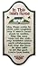 "In This Irish Home" Irish Blessing 6" x 12" Wall Plaque