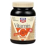 Rite Aid Natural Vitamin C with Rose Hips, 500mg, 250 Tablets
