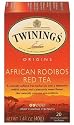 Twinings African Rooibos Red Tea, 20-Count Tea Bags (Pack of 6)