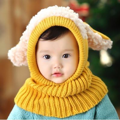 HSE Children's winter models baby cloak cape wool scarf baby puppy warm shawl scarf men and women,Ginger