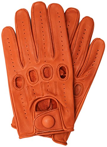 Riparo genuine leather driving gloves (medium, tan)