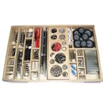 Eitech 433-Pieces Metal Construction School Set In Wooden Box