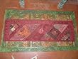 Cordovan Vintage Beaded Textile Sari Tapestry Throw Wall Hanging Table Runner 80 X 25 Inch Free Shipping