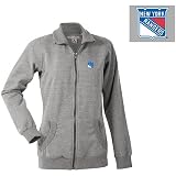 Antigua New York Rangers Women's Revolution Full Zip Fleece Jacket - NY Rangers Grey Large