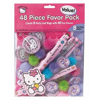 Set A Shopping Price Drop Alert For Amscan Hello Kitty Party Favors Value Pack, 48-Piece