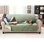 Deluxe Reversible Sofa Furniture Protector, Olive / Sage