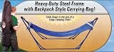 High-Grade Foldable Hammock (Blue) Folding Hammock with Carrying Bag