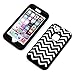 iPhone 6 Plus Case, OMIU(TM) [White Chevron Design] Bran-new Durable Silicone+PC Combo Cool Hybrid 3 Layers Bumper Shock-Absorption Slim Hard Back Case Cover Protector Fit For Apple iPhone 6 Plus(5.5)(Black), Sent Screen Protector+Stylus+Cleaning Cloth