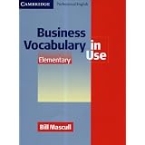 Business Vocabulary in Use Elementarypar Bill Mascull