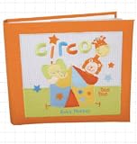 Baby Photo Album. 25x22cm. 10"x 9" aprox. Kids Keepsakes. Circus Collection.