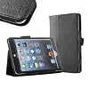 Tinxi Leder Tasche Cover f�r Apple iPad Mini Ledertasche 7,9 Zoll (20,1 cm) Tablet Notebook Case Schutz H�lle Etui mit Standfunktion 2 verschiedene Betrachtungswinkel mit Sleep und Wake Up Funktion (Schwarz)
