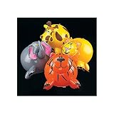 12-pack Inflatable Jungle Animal Shaped Beach Balls