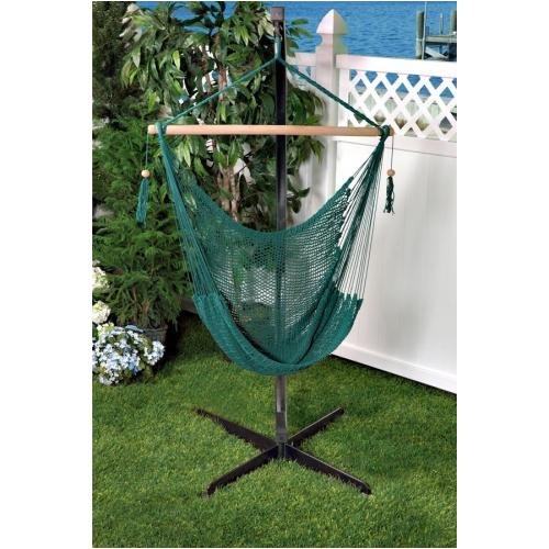 Bliss Hammocks Tahiti Rope Hammock Chair - Green