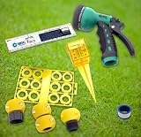 Lawn & Garden Outdoor Water Saving Eco-Kit, hose nozzle, rain gauge, repair & conserve