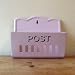 Shabby Chic PINK Letter or Post Rack