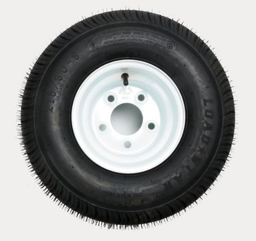 Kenda Trailer Tire/Wheel Assembly - 6-Ply Rated/Load 