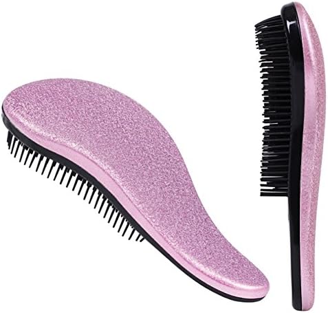 Professional Detangling Hair Brush or Comb for Women, Girls, Men & Boys - Use in Wet and Dry Hair - Top Detangling Brush (Pink)