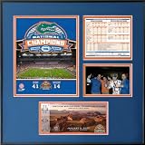 Florida Gators 2006 BCS Championship Ticket Frame