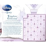 Disney Kingdom Fantasyland Castle, Crown (Lavender) Microplush Blanket Throw