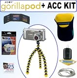Joby GP1-0YEN Gorillapod Flexible Tripod (Yellow) + Accessory Kit