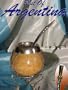 ARGENTINA mate: Natural gourd with nickel base and straw (w/filter)