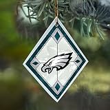 Memory Company Philadelphia Eagles Art Glass Ornament
