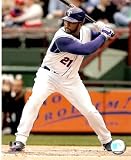 Milton Bradley Rangers Batting 8x10 Photo