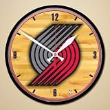 NBA Portland Trail Blazers Round Wall Clock