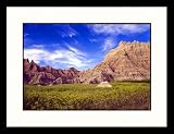 Great American Picture IS631805 Badlands Sky South Dakota Framed Photograph - Bruce Clarke