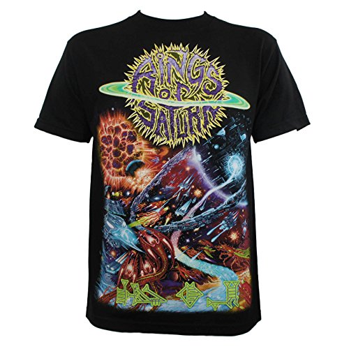 RINGS OF SATURN Band Saturn Ship Logo T-Shirt S-2XL Official NEW