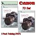 Canon DVD 7D 2 Pack Volume 1 & 2 Set Camera Training Video Guide by Blue Crane Digital
