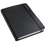 Amazon Kindle Leather Cover w/ Strap (Fits 6" Display, Latest Generation Kindle) Black