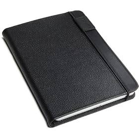 Amazon Kindle Leather Cover w/ Strap (Fits 6″ Display, Latest Generation Kindle) Black