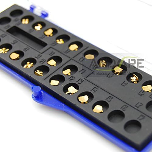 20 Pcs/Box 0.022" Dental Orthodontic Mini Brackets Golden Metallic (3.4.5 with hook）