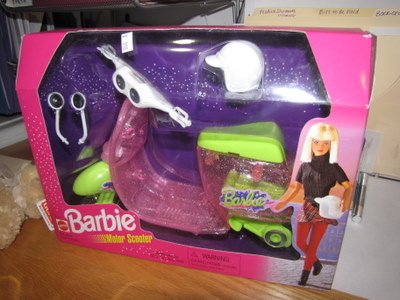 Barbie Motor Scooter 1998 Mint in Box