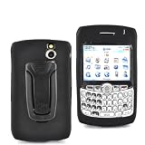 OEM Blackberry Curve 8300 Silicone Case Rubber Skin w/ Belt Clip - Black