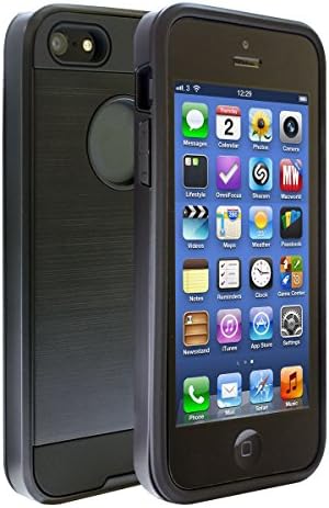 iPhone SE / 5 / 5S 2016 New Design Slim Fit Heavy Duty Protection TPU Cell Phone Case Shock Absorbing Ultra Protective from AZ Case ( MD Protecting Series )