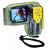 MEDION LIFE S47002 Digitaler HD Camcorder mit Unterwassergeh�use (6,1 cm (2,4 Zoll) Display, 4-fach digitaler Zoom, 2GB SD Speicherkarte, HDMI Ausgang) silber